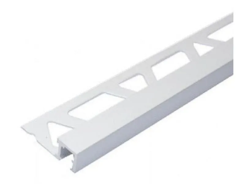 Hjørnelist squarejolly 12,5mm ( 2,7m ) aluminium hvit