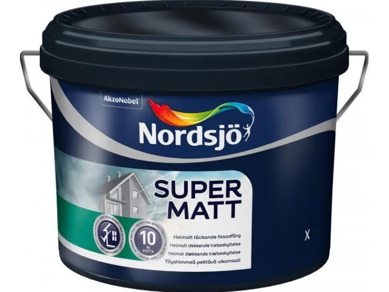 Super matt bw 2,5L Nordsjö