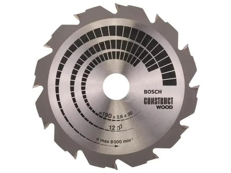 Sirkelsagblad construct ø190x30 12ft- Bosch