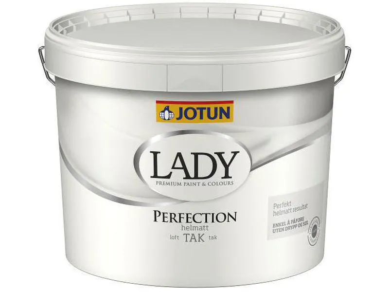 LADY Perfection hvit base 9L jotun