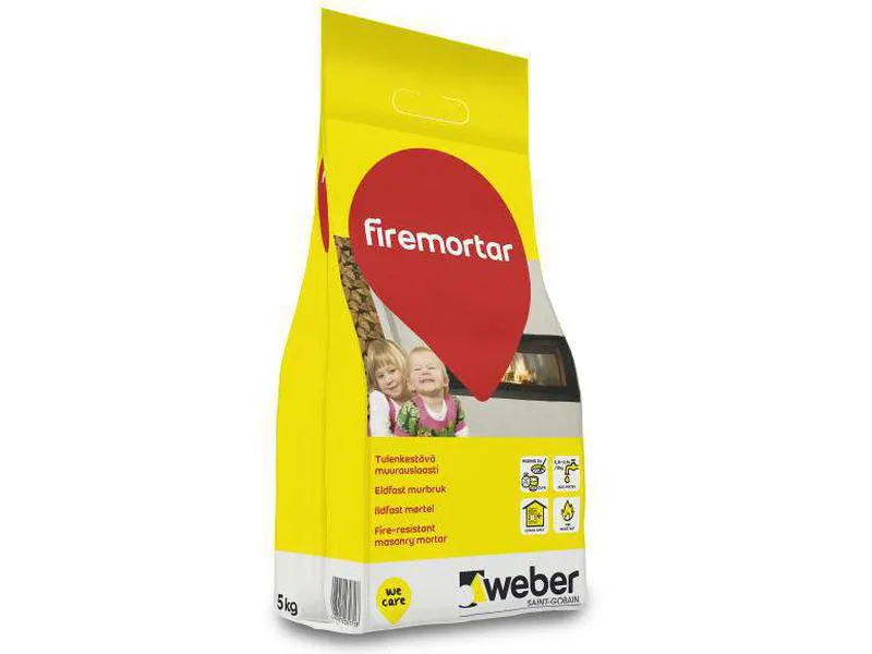 Weber firemortar 5kg ildfast murmørtel
