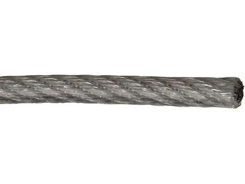 Wire 4/5mm 10m elforz/pvc PN Beslag