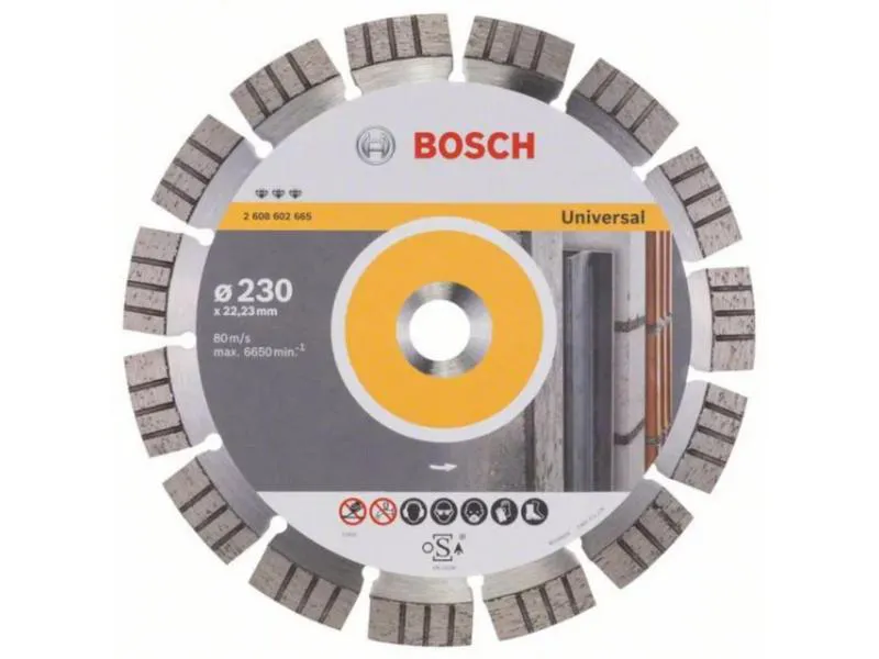 Diamantskive 230x22,23mm best unive Bosch