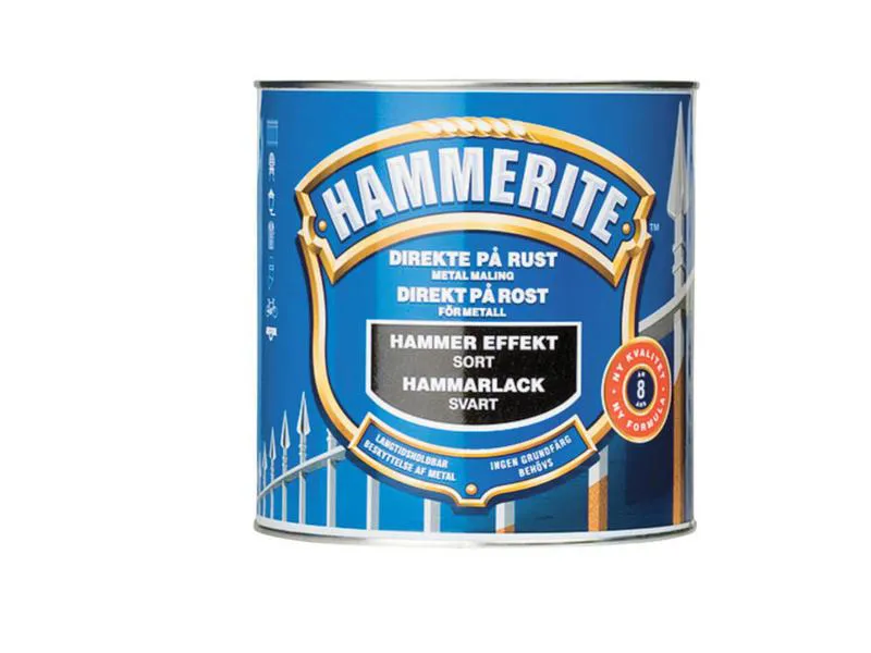 Hammerite hammer svart 750 ml hammer effekt 750 ml - hammerite metallmaling gir deg rustbeskytter, grunnmaling og sluttmaling i