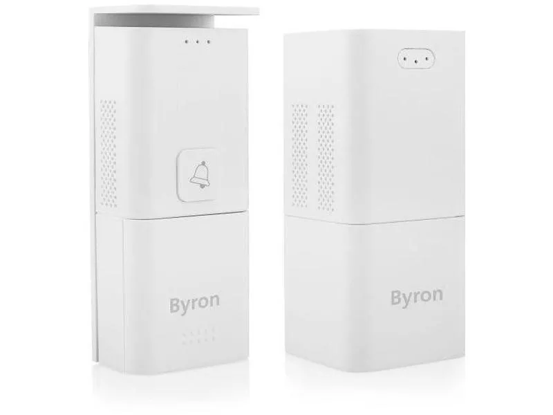 Byron dic-24815 dørklokke trådløs toveiskommunikasjon er en med denne unike trådløse dørklokken det veldig enkelt å kommunisere