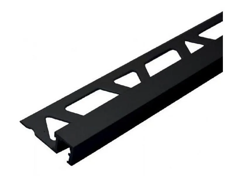 Hjørnelist squarejolly 12,5mm ( 2,7m ) aluminium sort matt