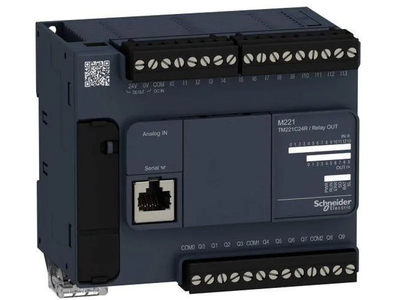 Schneider Electric tm221c24r styreenhet digital 100-240 vac optimalisert pls for maskinbyggere med forsyningsspenning