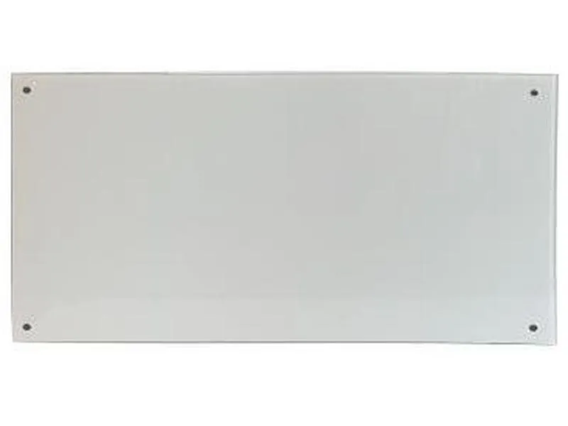 Glassplate herdet hvit 900mm Fibo