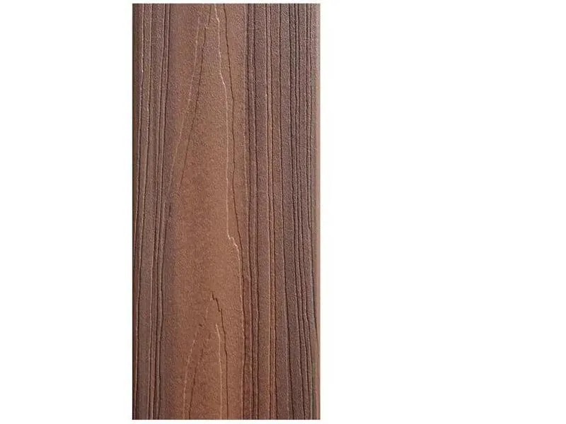 Terrassebord Fiberon Horizon med sidespor 24x137mm 4,9m brun kompositt ubehandlet