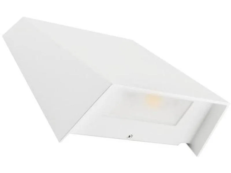 Hide-a-lite edge xl veggarmatur 3000 k 660lm 160 12,5watt ip65 hvit nedlysarmatur i diskré og enkel design med bredtstrålende