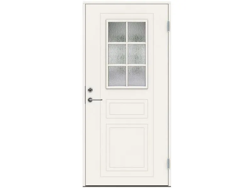 Dørsett ytterdør p-710 9x21h hvit Swedoor