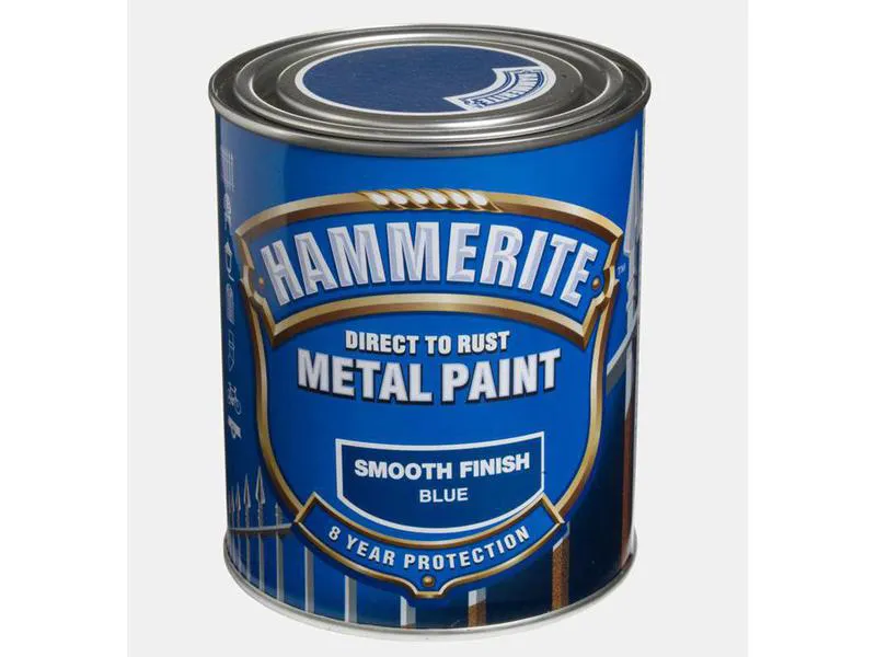 Hammerite metallmaling lysblå 750ml