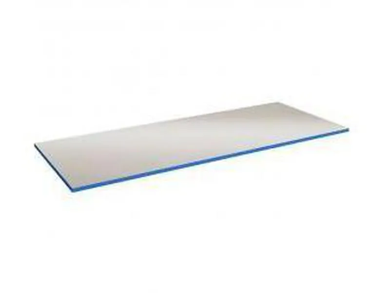 Gbp 41-734-0001 bordplate laminat 1500 x 620 24mm tykk vinyl- eller laminatskive med slagbestandig overflate kantlist i blå