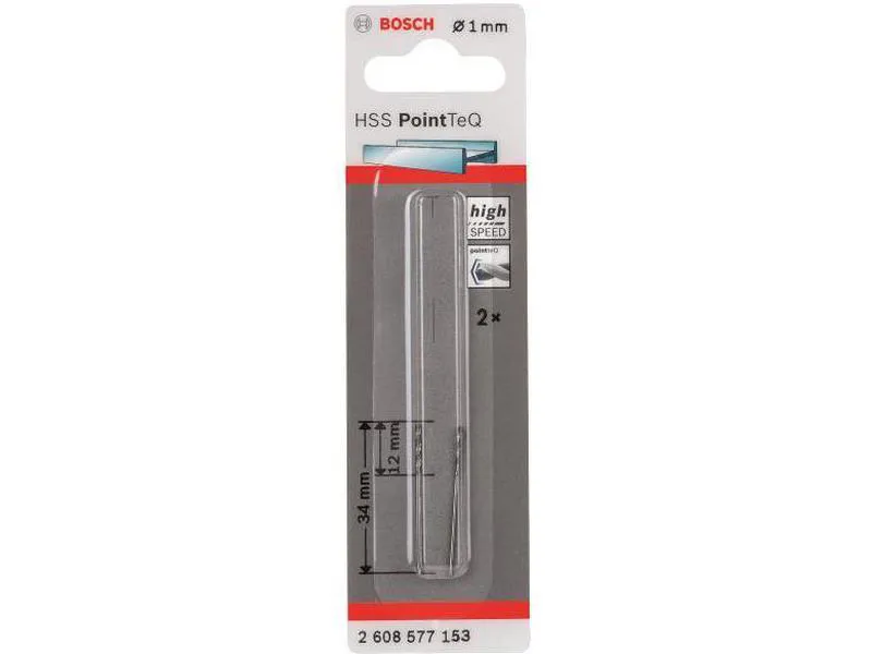 Metallbor pointtec hss-r 1,0mm rustfri Bosch
