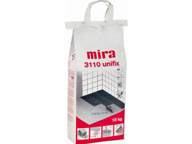 Mira 3110 unifix hvit støvredusert 15kg