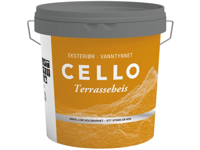 Terrassebeis vanntynnet 2,7L Cello