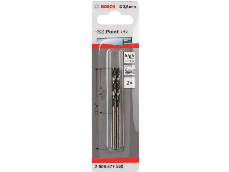 Metallbor pointtec hss-r 3,5mm rustfri Bosch