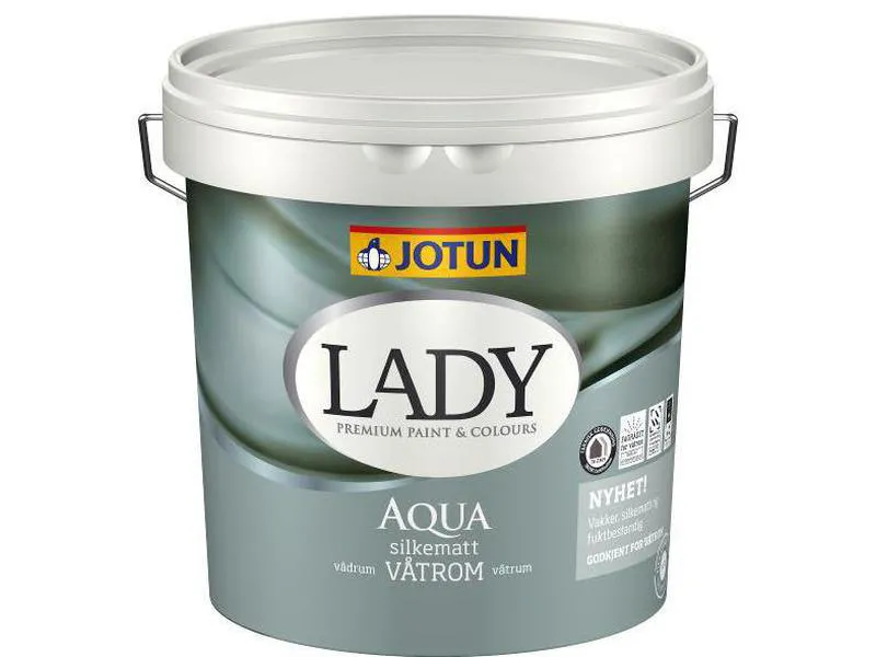 LADY Aqua hvit base 2,7L jotun