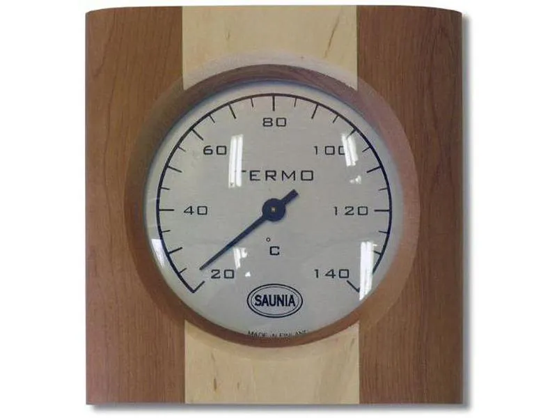 Badstuetermometer saunia tre/bjørk