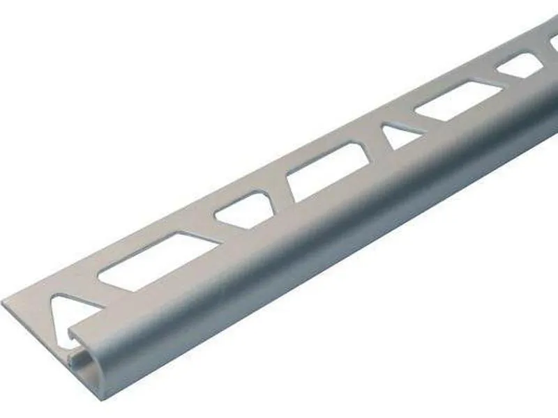 Hjørnelist anodisert aluminium 8mm sølv Nordic Tools