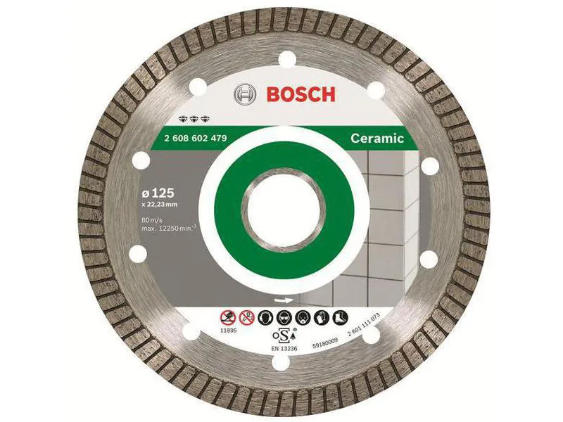 Diamantskive 125x22,2mm best cerami Bosch