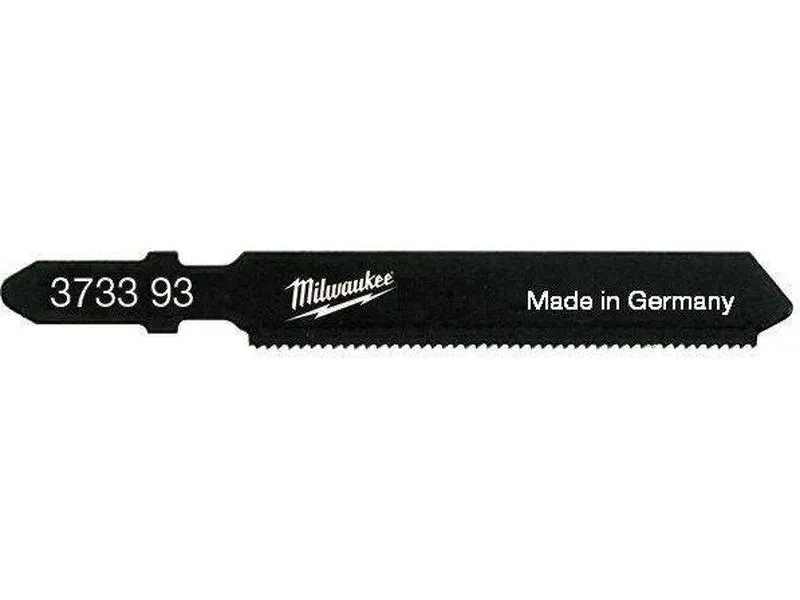 Milwaukee t118ahm stikksagblad på 50mm med karbidbelagte tenner egner seg til kapping av rustfri stål en maks kappekapasitet