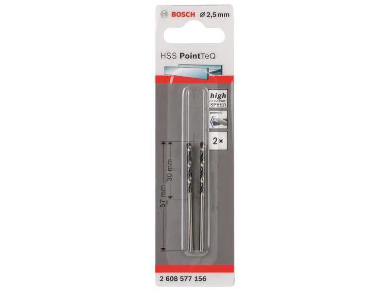 Metallbor pointtec hss-r 2,5mm rustfri Bosch