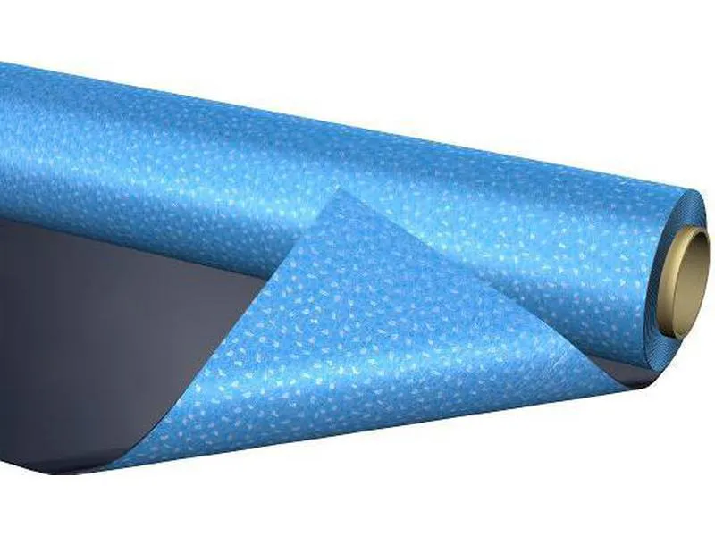 Banemembran 2x4m Litex 1,5mm tykk pvc membran blå