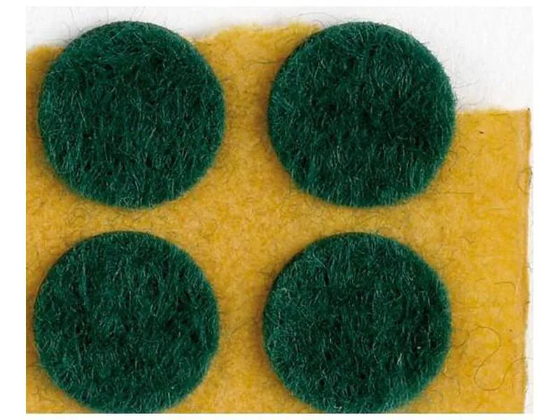 Filtknott 10mm grønn rund blisterkort NKT Fasteners 30stk