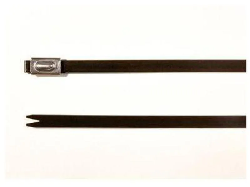 Hellermann tyton 111-00296 metallbånd bredde: 7,9mm 521mm plastbelagte mbt-bånd av rustfri stål type 316 med polyesterbelegg