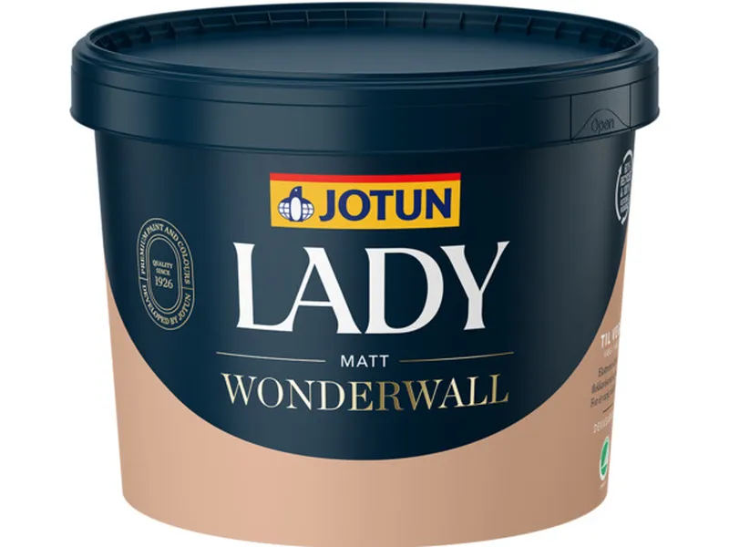 Jotun LADY Wonderwall matt veggmaling (2,7 liter)