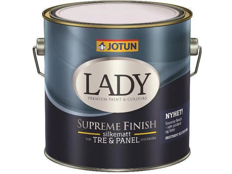 LADY Supreme Finish 15 hvit-base jotun silkematt 2,7L