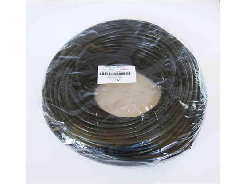 Hellermann tyton 0165-10218 isolasjonsslange ø 6mm x 100m svart isolerslange av kadmiumfri polyvinylklorid ( pvc ) med høy