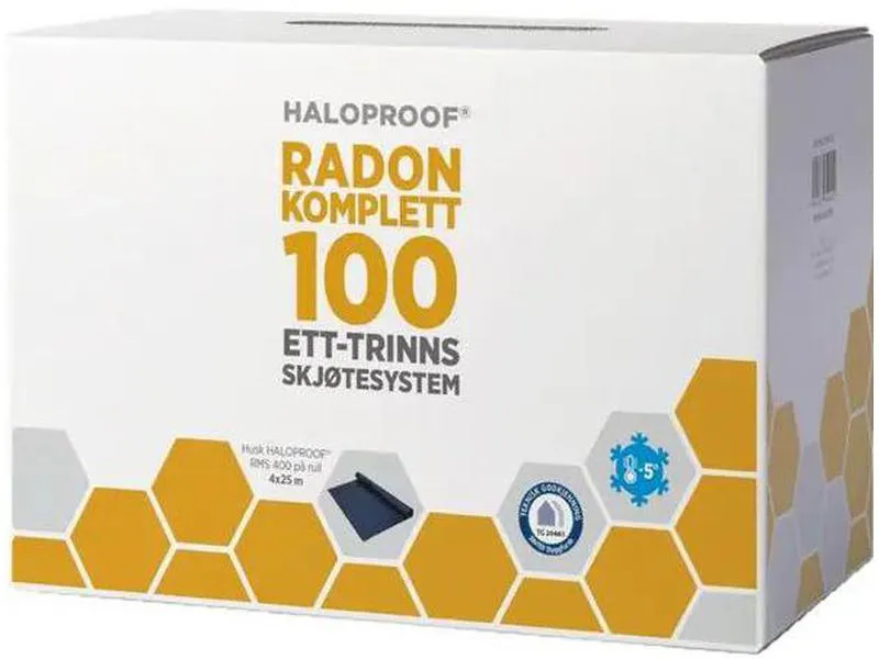 Radon komplett 100 ett-trinn HALOPROOF