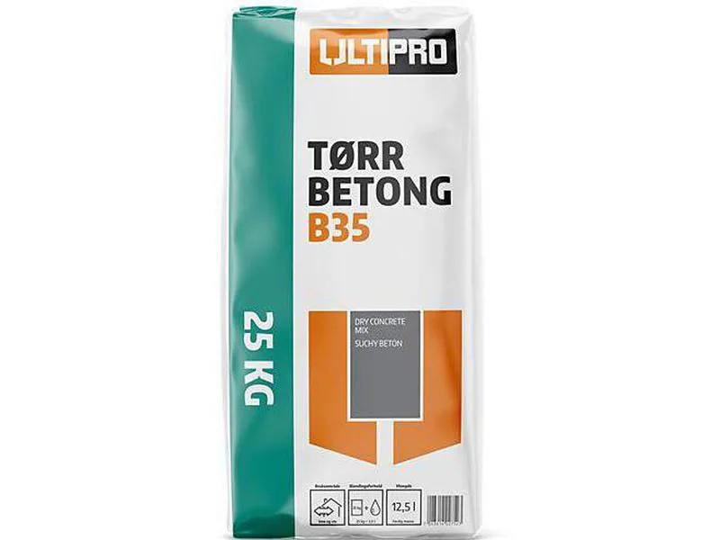 ULTIPRO B35 tørrbetong (25 kg)