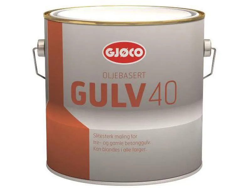Gulv 40 oljebasert base c 2,7L Gjøco