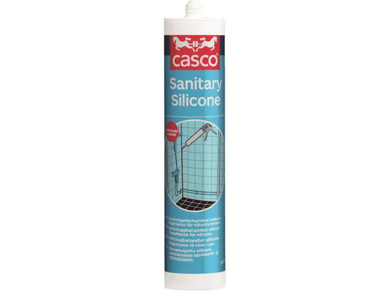 Silikon sanitary grey 300ml Casco