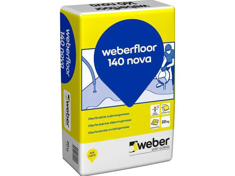 Avrettingsmasse floor 140 nova 20kg Weber