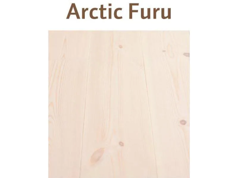 Gulv furu 20x142 natur arctic Moelven