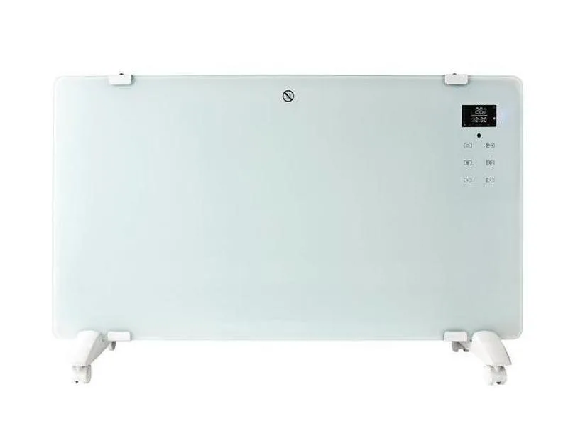 Elradiator wifi hvit 750/1500 w - grad elektrisk radiator med 2 varmetrinn. til vegg eller gulv. - elektrisk radiator i hvitt