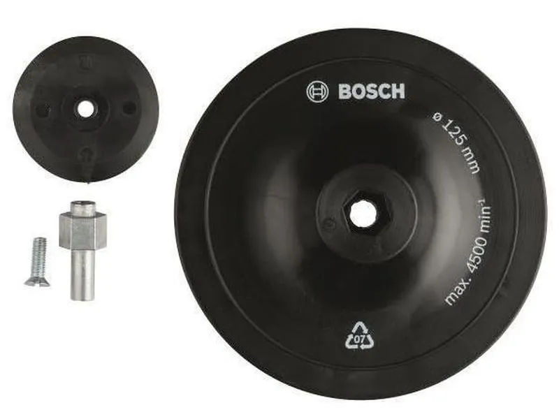 Gummitallerken 125mm Bosch