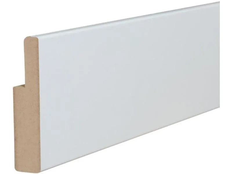 Utforing dørsett 18x145 mm hvit foliert MDF (210+210+110cm)