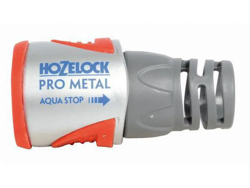 Hozelock hurtigkobling metall med vannstopp 12,5mm