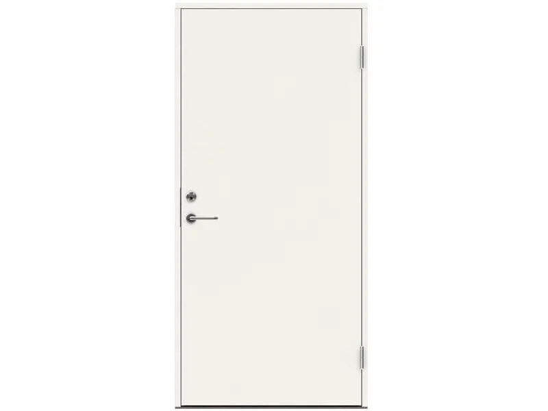 Dørsett ytterdør p-1200 10x21h hvit sylinder clever-line Swedoor