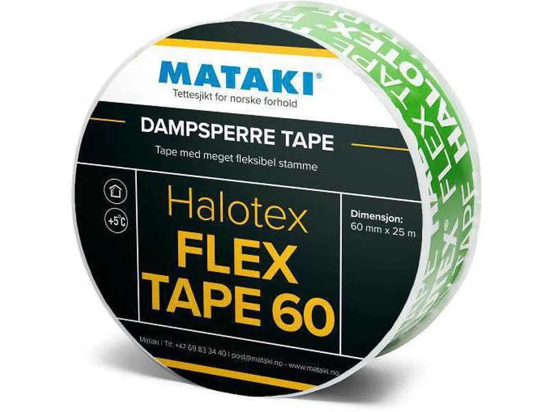 Dampsperre tape flex 60mmx25m Mataki