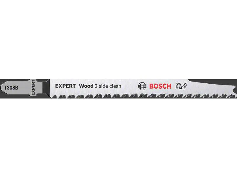 Bosch expert ‘wood 2-side clean’ t 308 b-stikksagblad