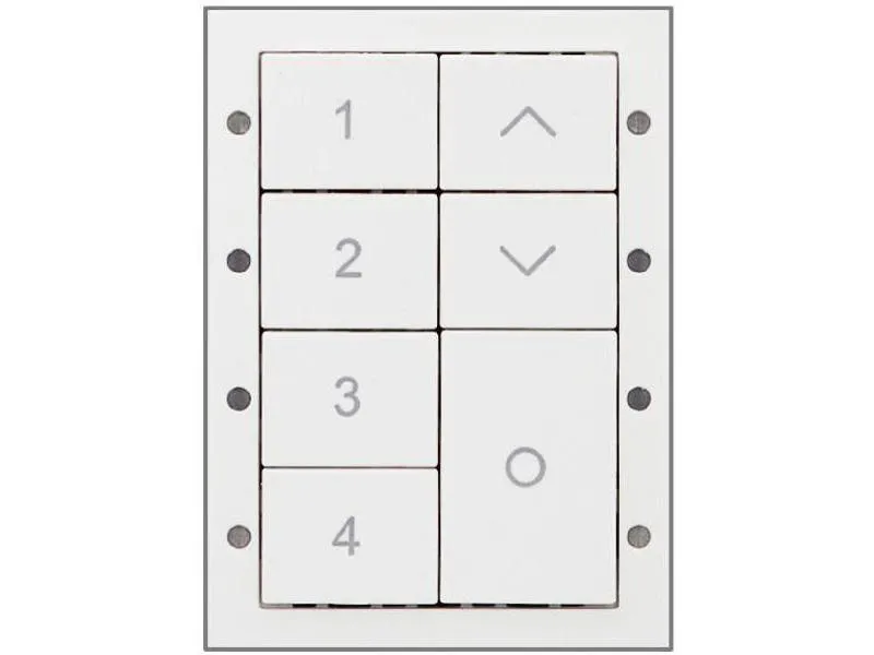 Helvar 135watt panel 7 knapp scener knapper tilpassbar dali-kompatibel rekke brukergrensesnitt for å kontrollere systemet