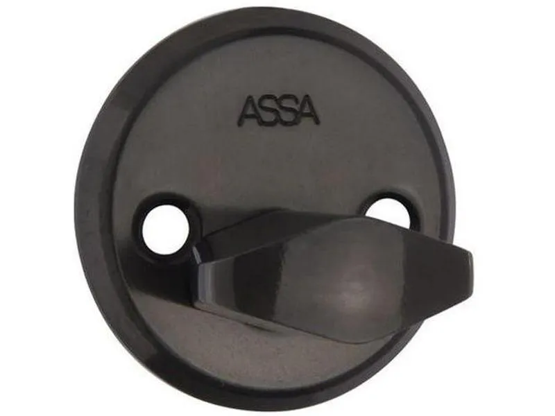 Assa 560 vrider brunoksidert messing for montering på låshus med 90grader vribevegelse monteres sammen oval