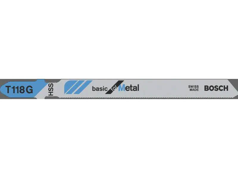 Bosch t 118gram basic for metal stikksagblader