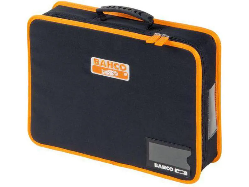 Bahco 4750fb5c verktøyveske praktisk med mange rom kortholder dokumentholder og håndtak mål: 400x90x300mm